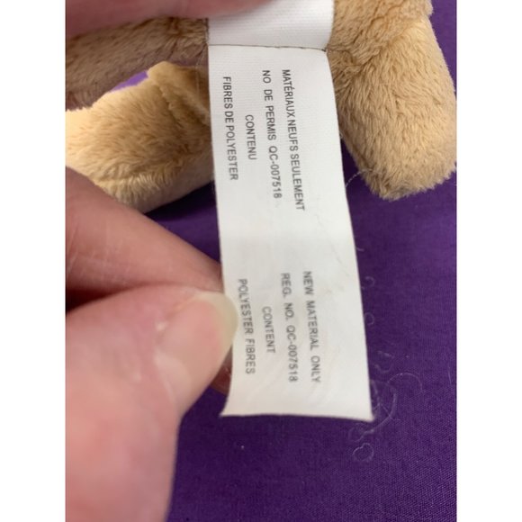 Our Generation Bulldog Cream White 7 Inch Plush Stuffed Animal with Plastic Eyes - Picture 9 of 11